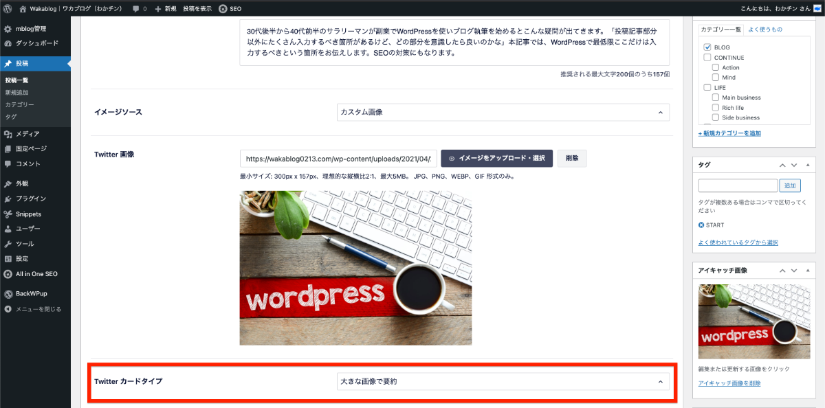 【ブログ初心者／執筆作業・その15】WordPressの投稿方法