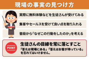 【マーケティング力の鍛え方】生徒さんに指導するときに意識する絶対条件